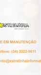 Mobile Screenshot of estrelinhainformatica.com.br