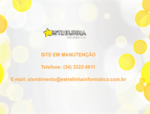 Tablet Screenshot of estrelinhainformatica.com.br